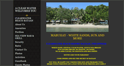 Desktop Screenshot of clearwaterbeach-bataan.com