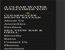 Tablet Screenshot of clearwaterbeach-bataan.com